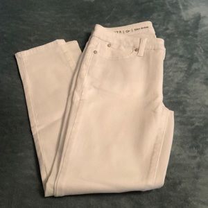 Talbots Wht slim ankle jean 0P never worn